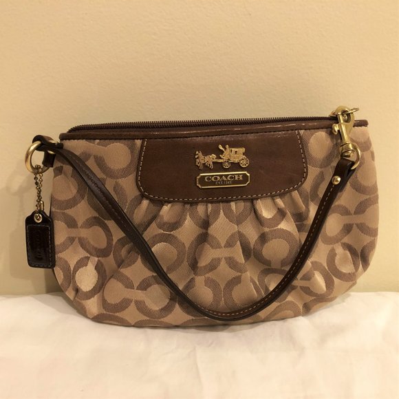 Coach Signature Wristlet - Picture 2 of 4